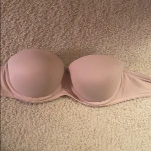 Nude strapless push-up